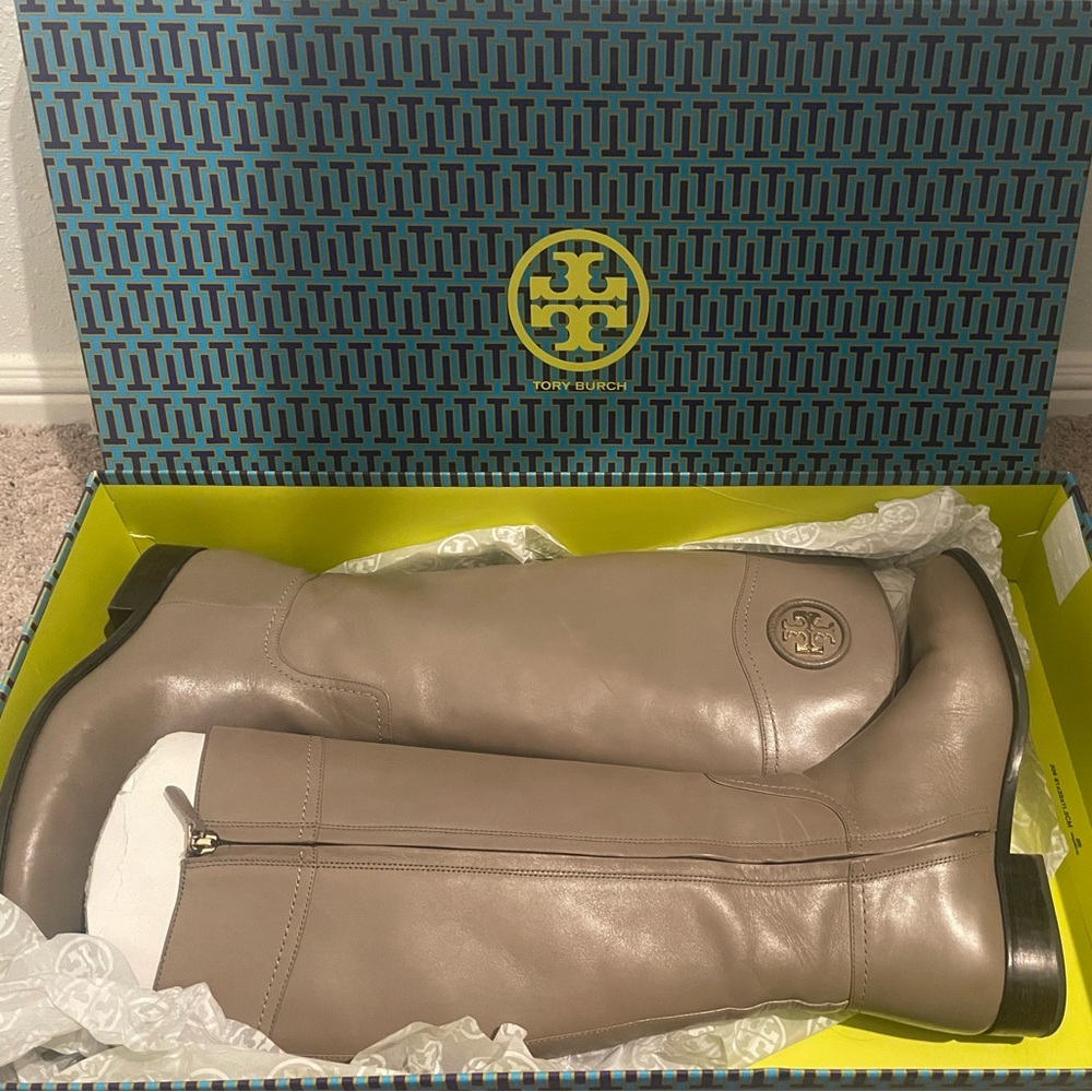 Tory Burch leather boots